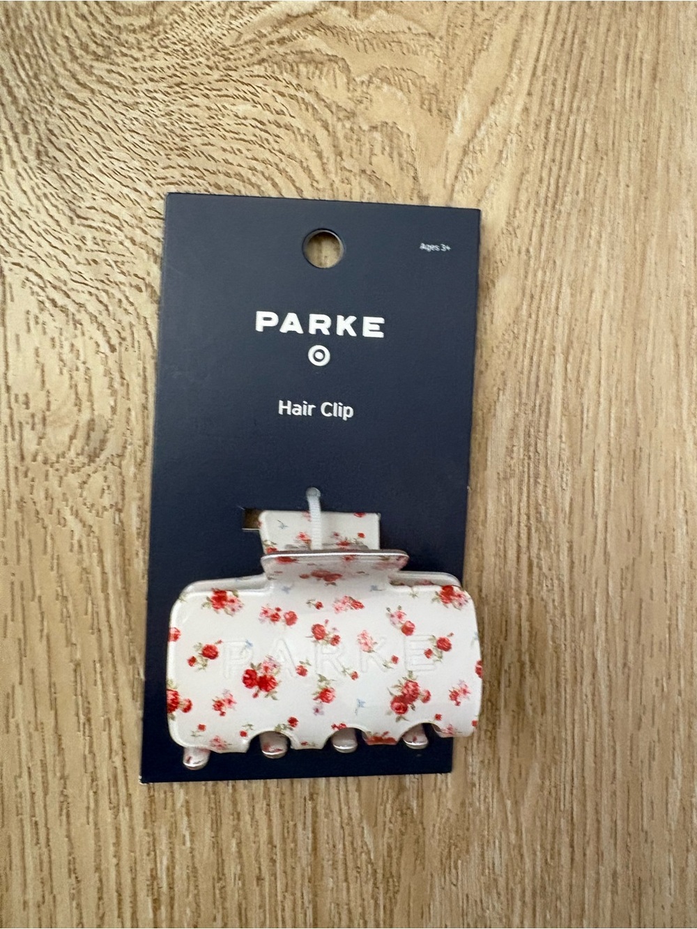 Parke White Floral Hair Clip